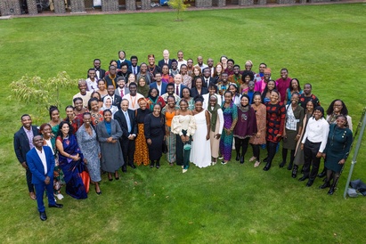 Group photo of the 2024-2025 Mastercard Foundation Scholars