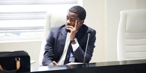 Muhammad at the Institute of Human Virology, Nigeria