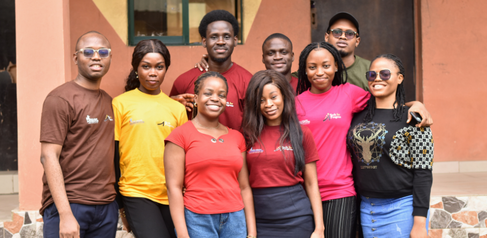 Group shot of volunteers at Tech4Progress training in Lagos