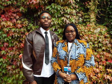 Mastercard Foundation Scholars Tadalisika Zulu and Elishammah Nyaba Ghany