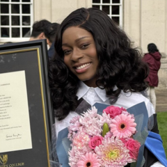 Mastercard Foundation Scholar Kehinde Aberoje graduating from the University of Cambridge