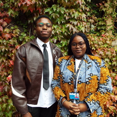 Mastercard Foundation Scholars Tadalisika Zulu and Elishammah Nyaba Ghany