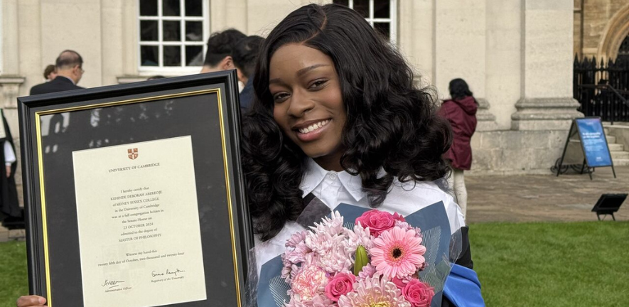 Mastercard Foundation Scholar Kehinde Abereoje on graduation day