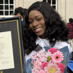 Mastercard Foundation Scholar Kehinde Aberoje graduating from the University of Cambridge